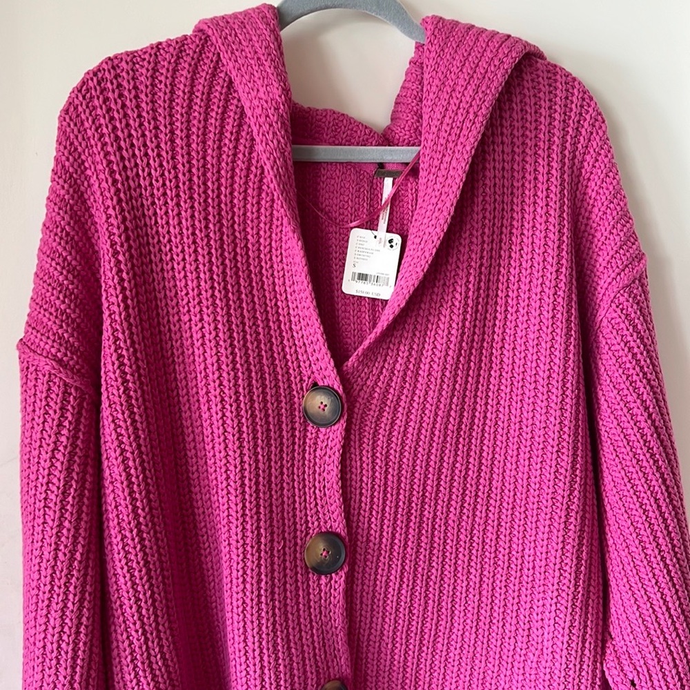 Free People pink sweater